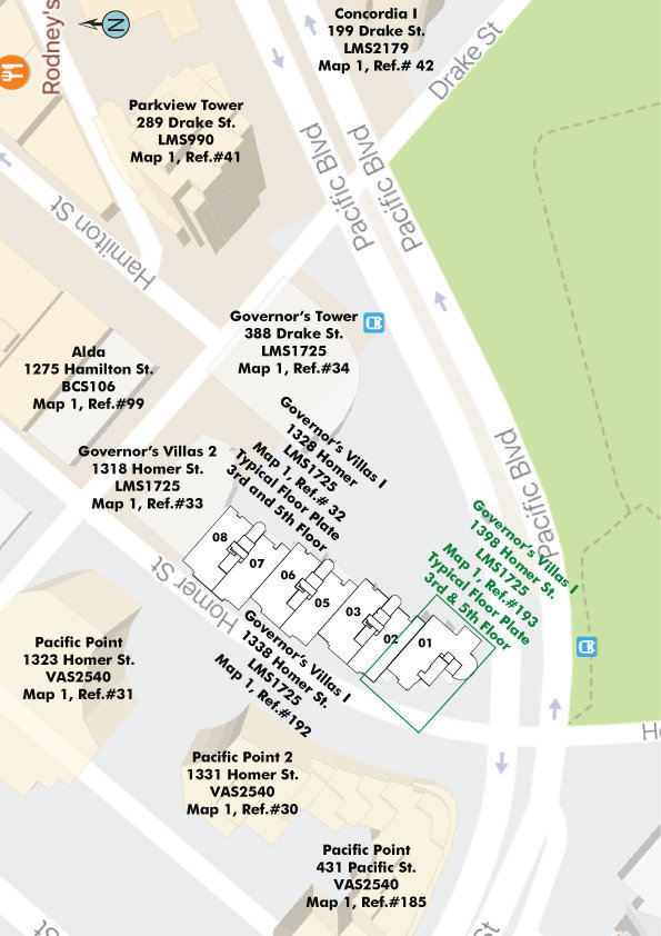 Governor's Villa location map 2