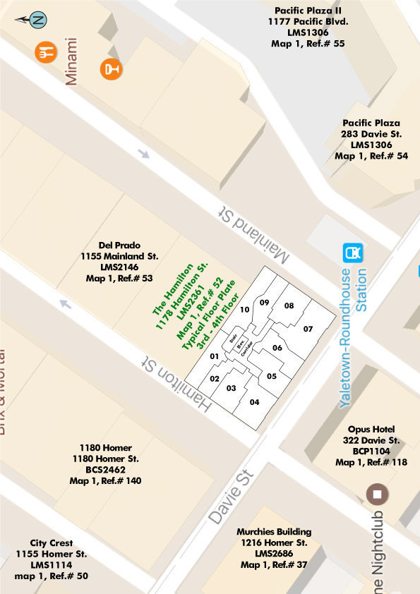 The Hamilton location map 2