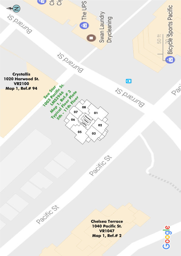 Seastar location map 2