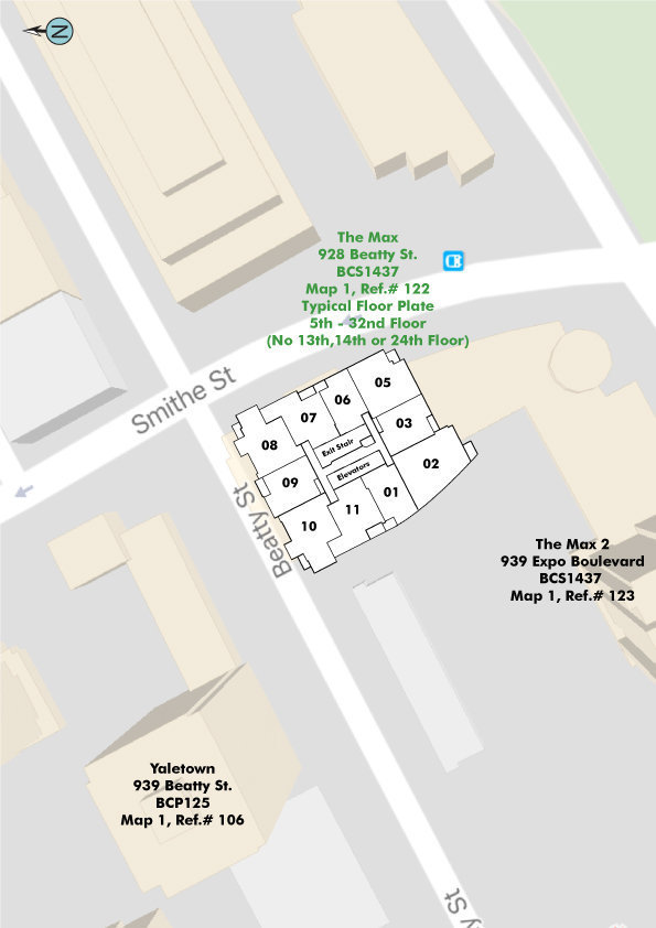 The Max location map 2