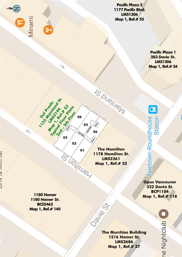 Del Prado location map 2