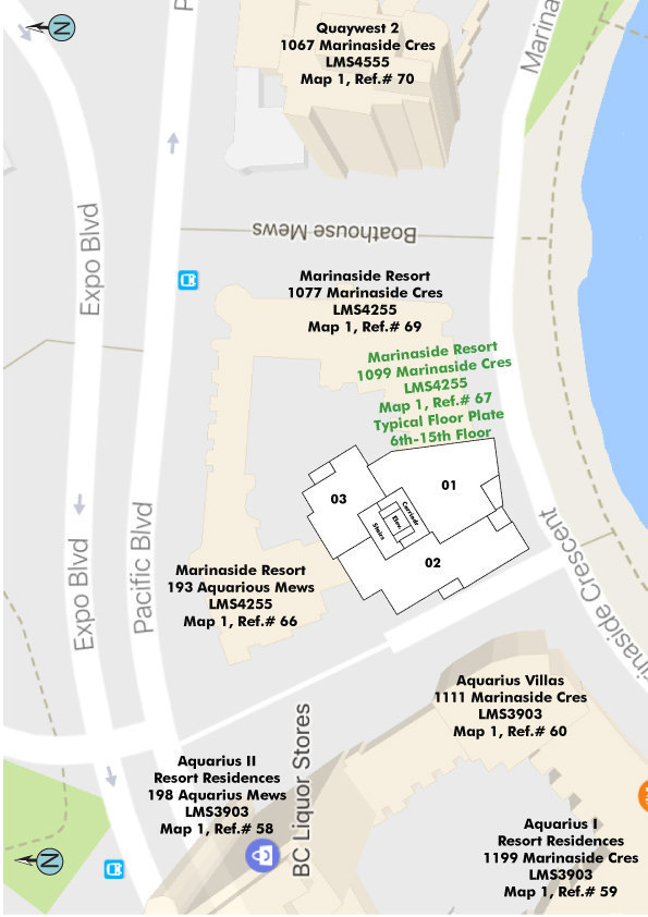 Marinaside Resort location map 7