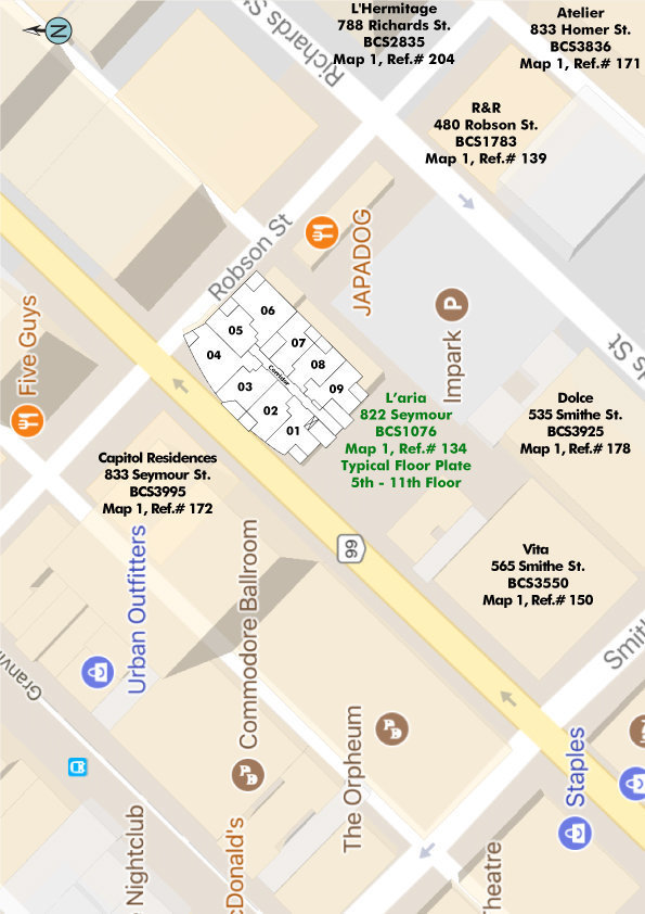L'aria location map 2