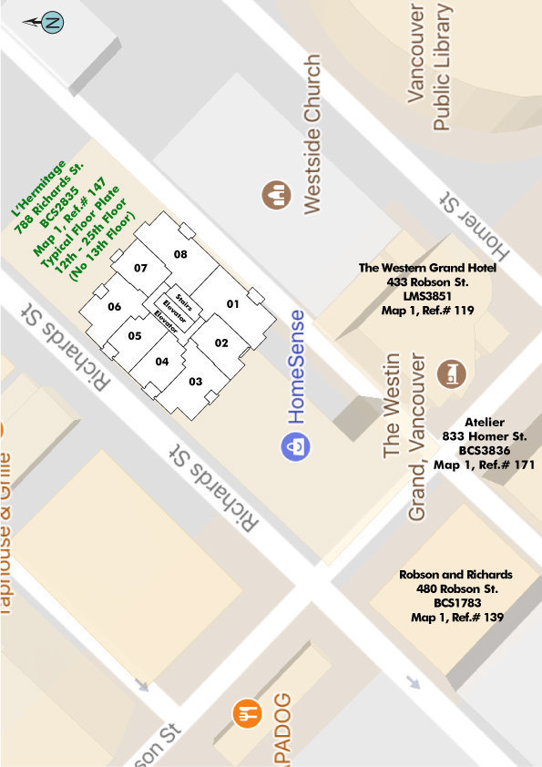 L'hermitage location map 2