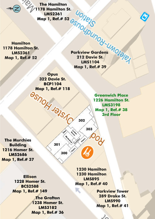Greenwich Place location map 1