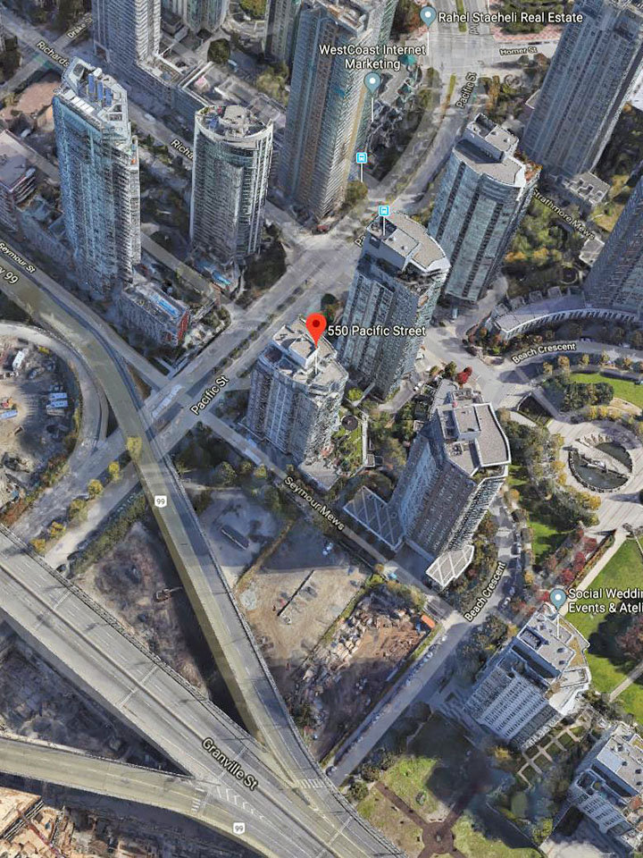 Aqua At The Park location map 2