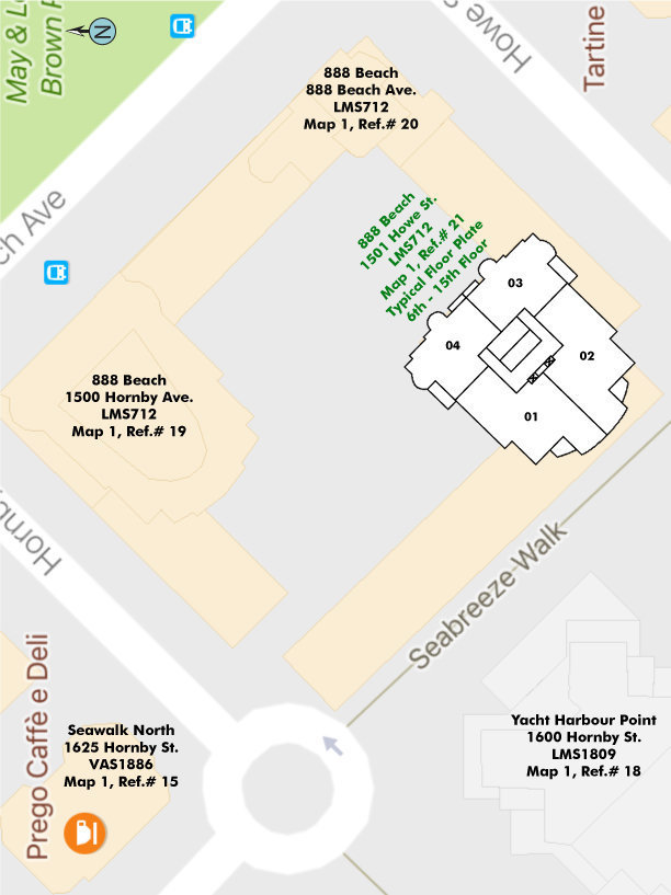 Ocean Tower At 888 Beach location map 1