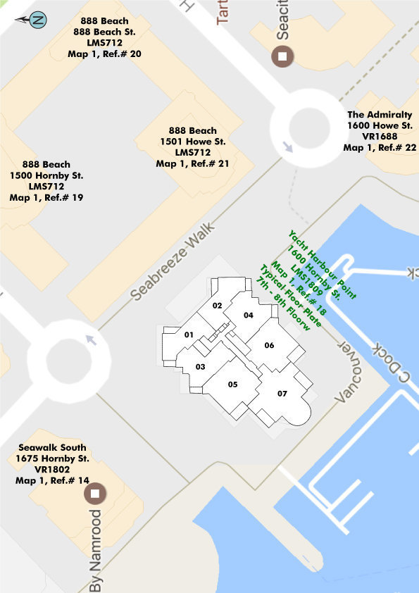 Yacht Harbour Pointe location map 1