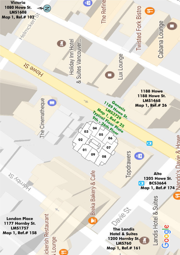 The Genesis location map 1