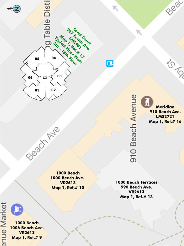 Coral Court location map 1