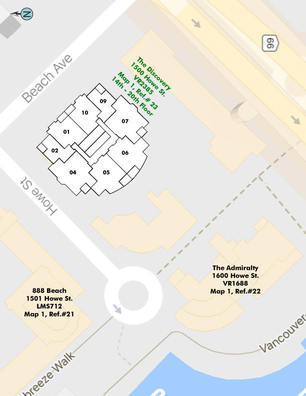 The Discovery location map 2
