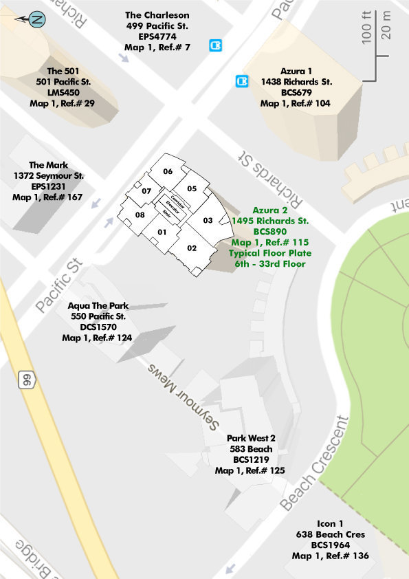Azura II location map 1