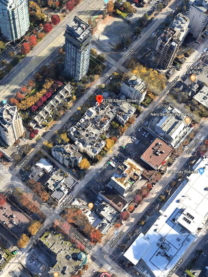 Atrium On The Park location map 2