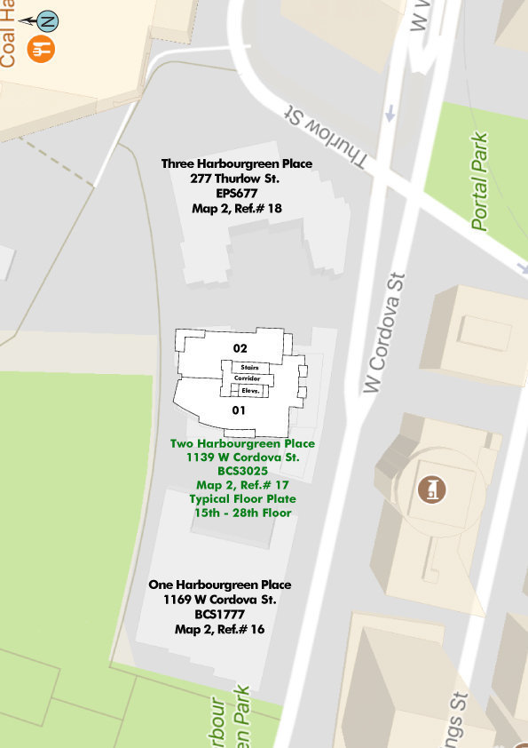Two Harbour Green location map 1