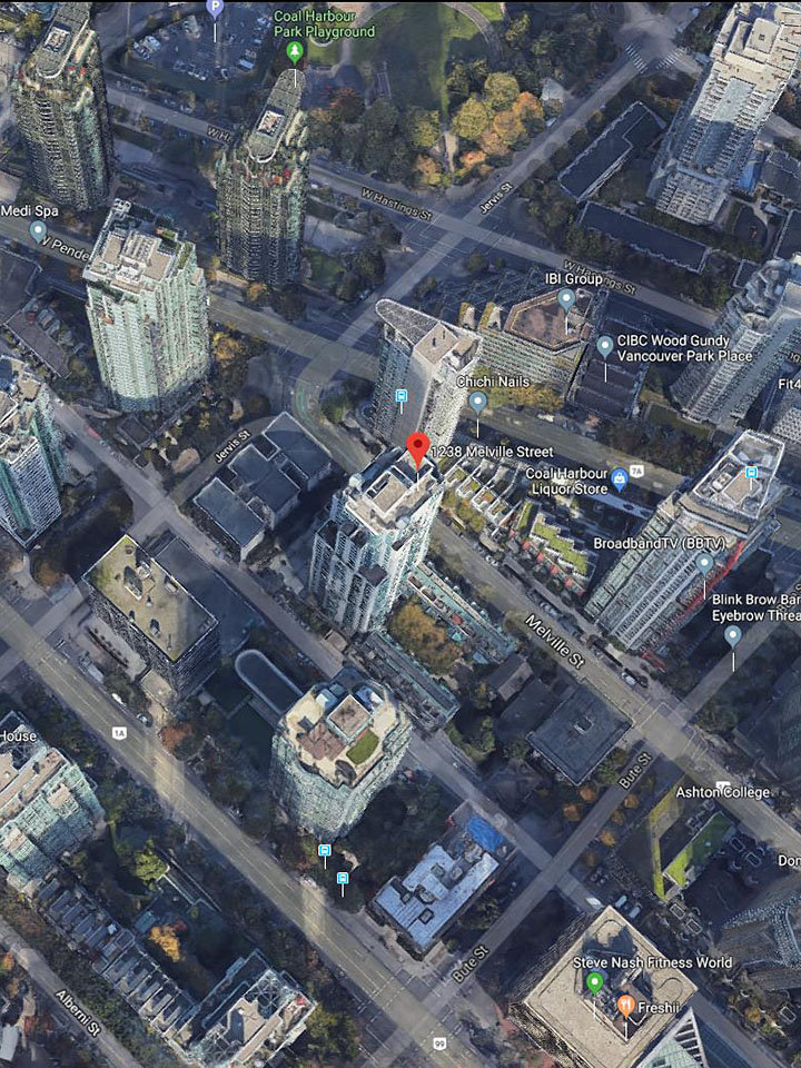 Pointe Claire location map 2