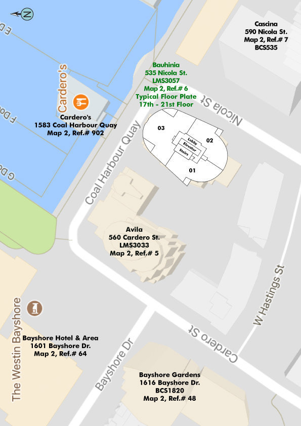 Bauhinia location map 1