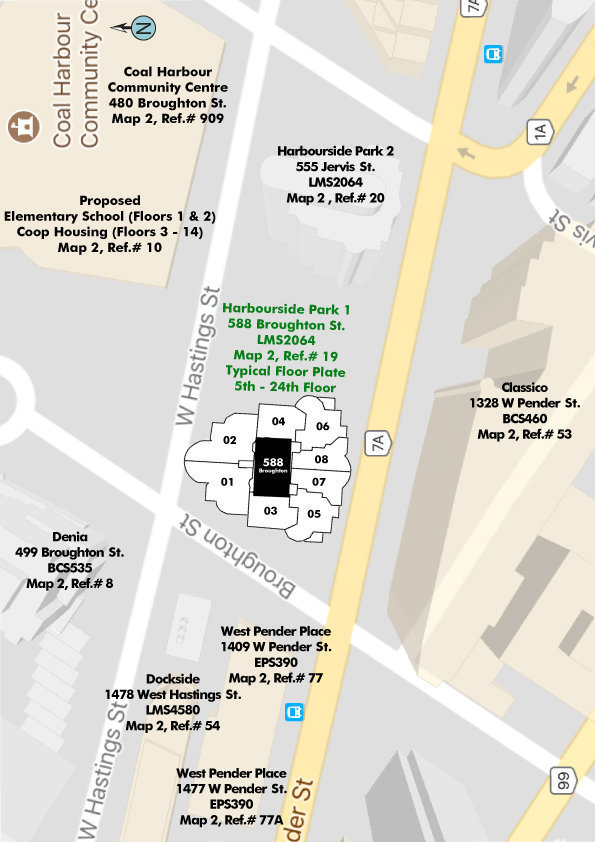 Harbourside Park I location map 1