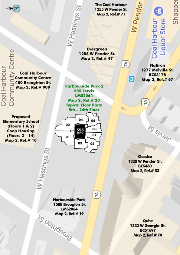 Harbourside Park II location map 1
