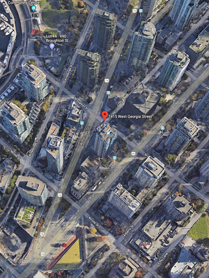 Palais Georgia location map 2