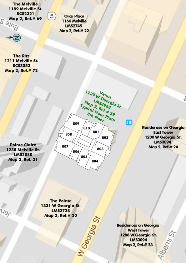 Venus location map 1