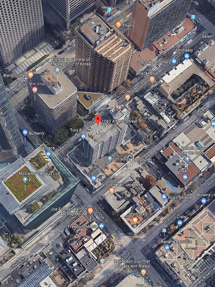 The Carlyle location map 2