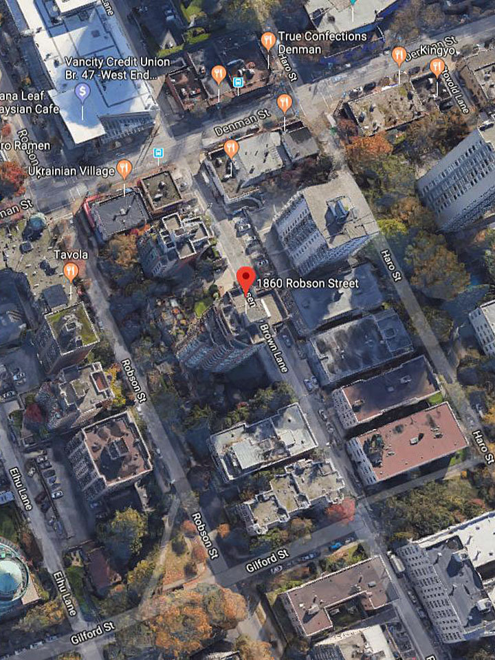 Stanley Park Place location map 2