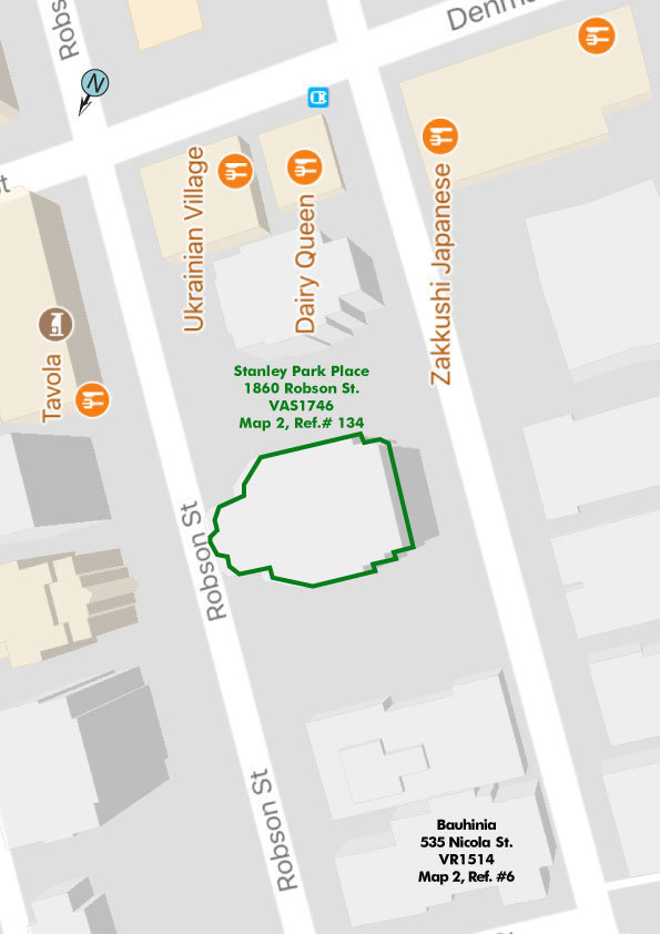 Stanley Park Place location map 1