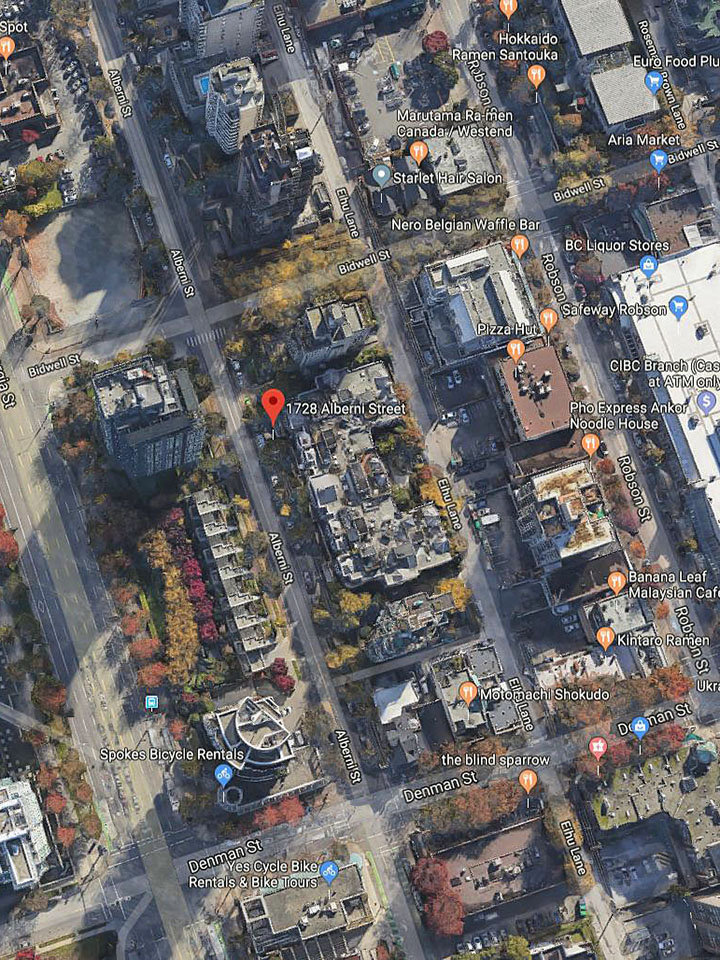 Atrium On The Park location map 1