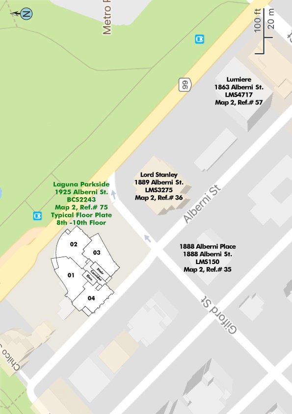 Laguna Parkside location map 1