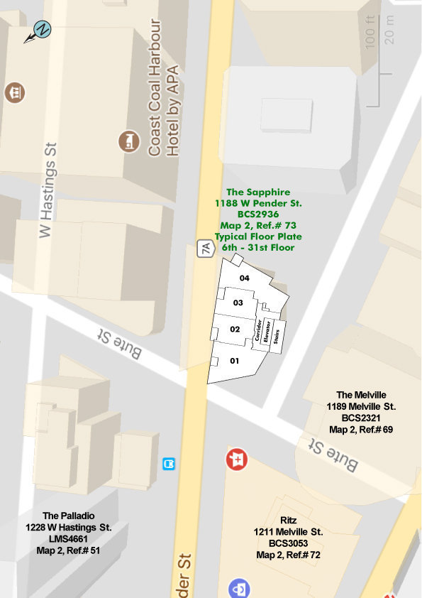 Sapphire location map 1