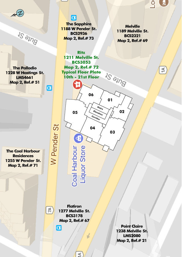The Ritz location map 1