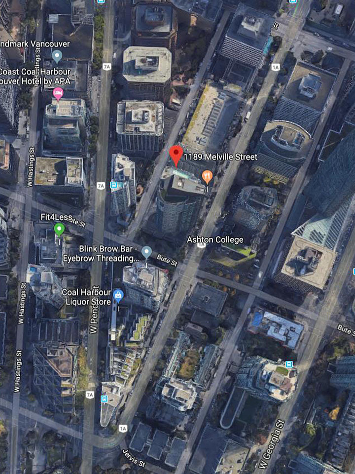 The Melville location map 2