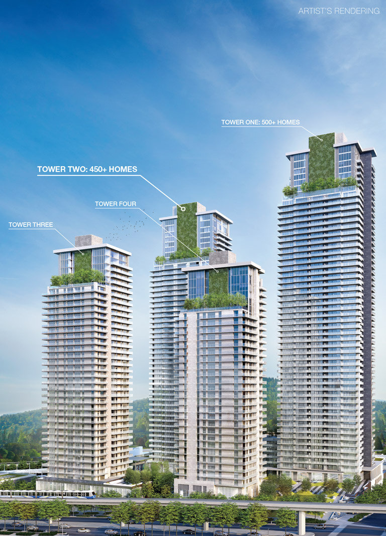 Photo 2 — click to view The City of Lougheed - Neighbourhood One - Tower One photo 2