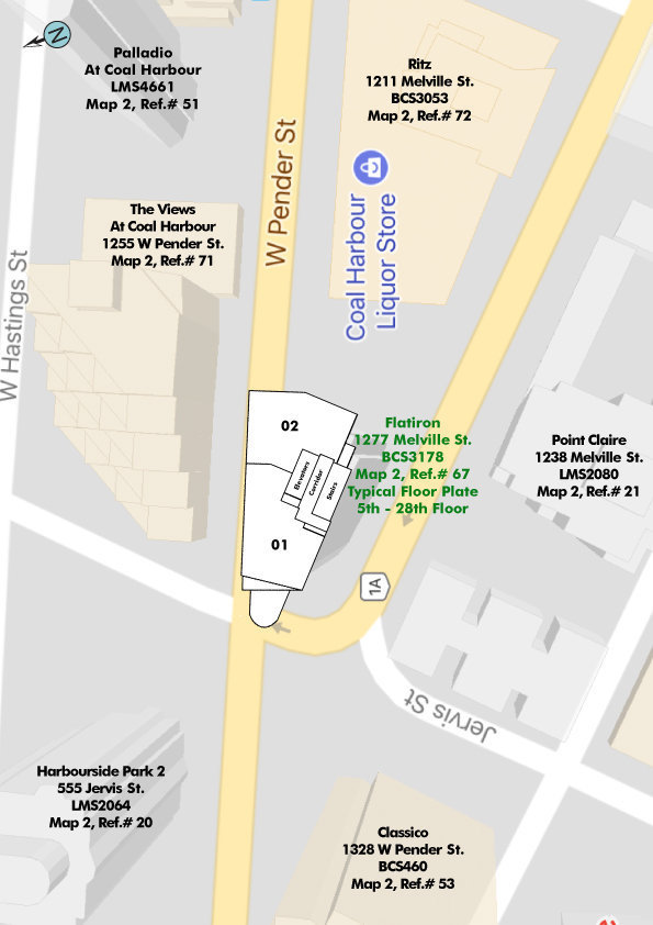 Flatiron location map 1