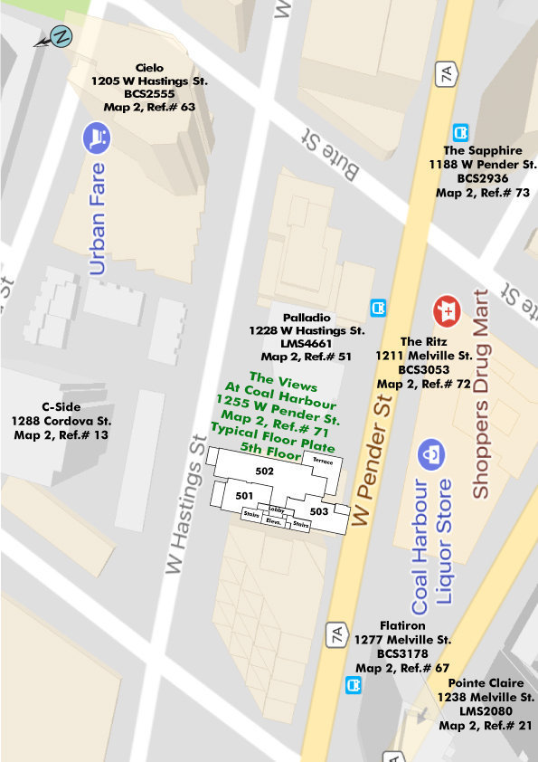 The Views location map 1