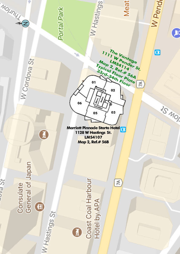 The Vantage location map 2