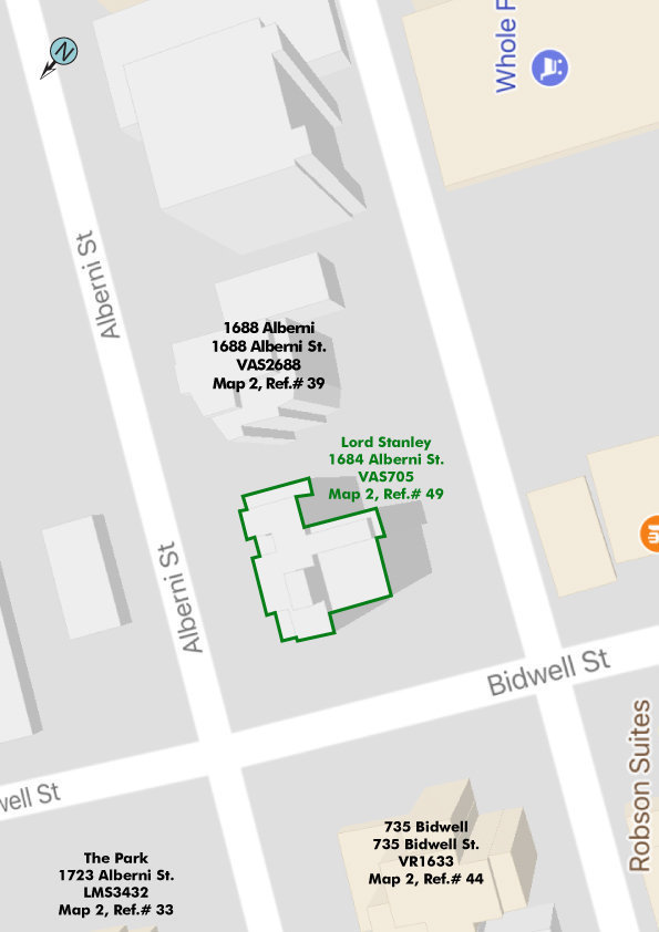The Lord Stanley location map 1