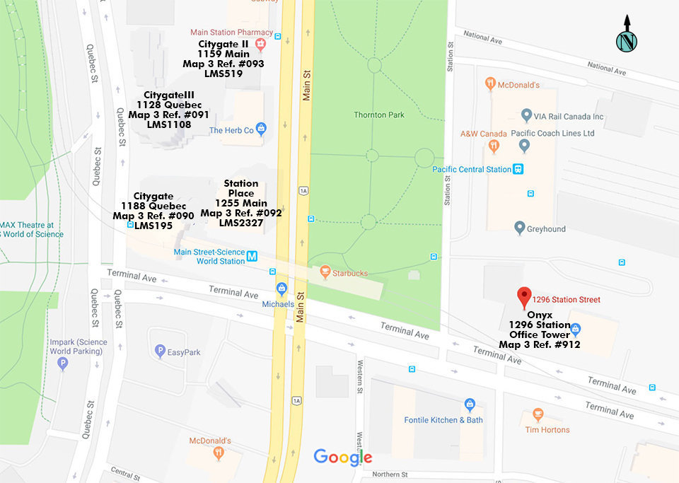 The Onyx location map 1