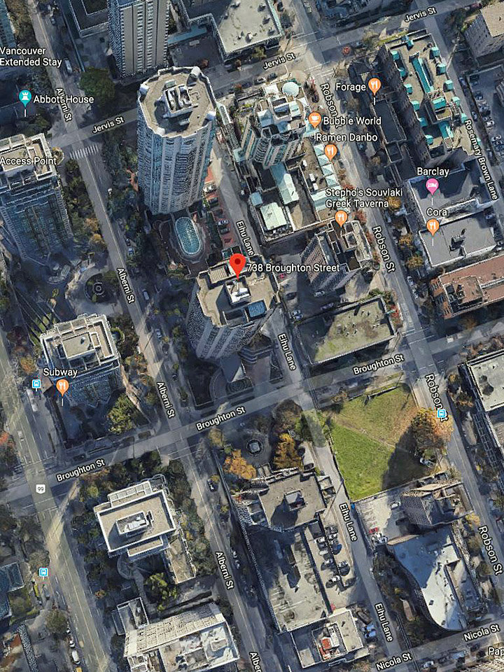 Alberni Place location map 1
