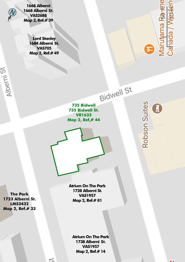 735 On Bidwell location map 2