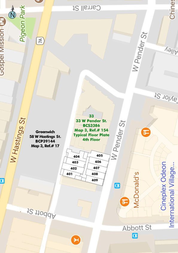 The 33 location map 1