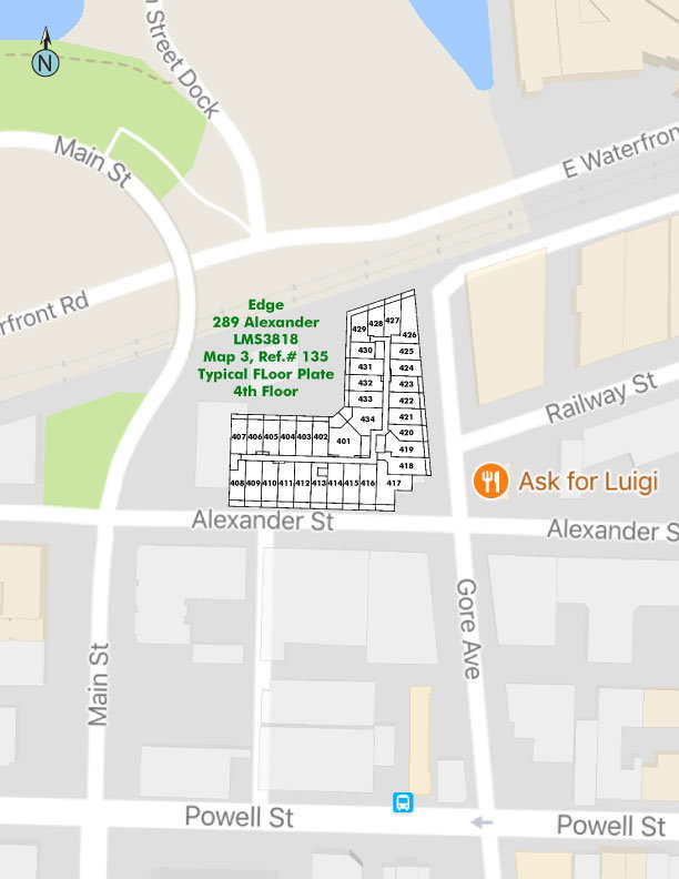 The Edge location map 1
