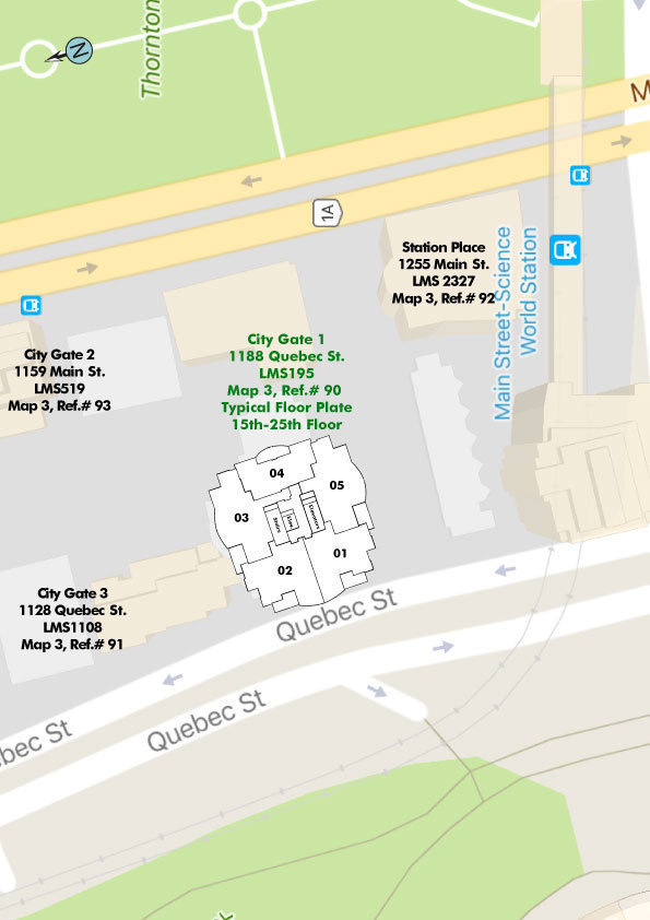 City Gate location map 1