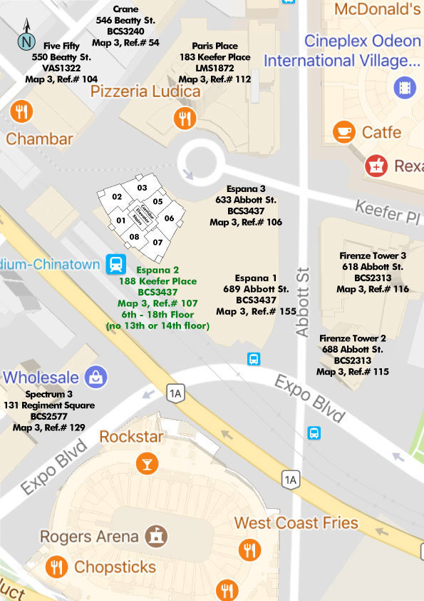 Espana 2 location map 1