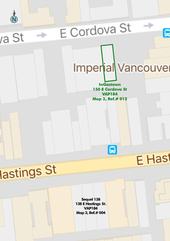InGastown location map 1