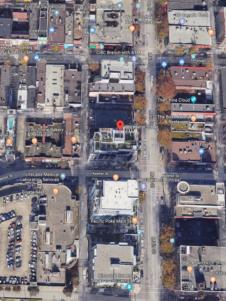 The Keefer location map 2