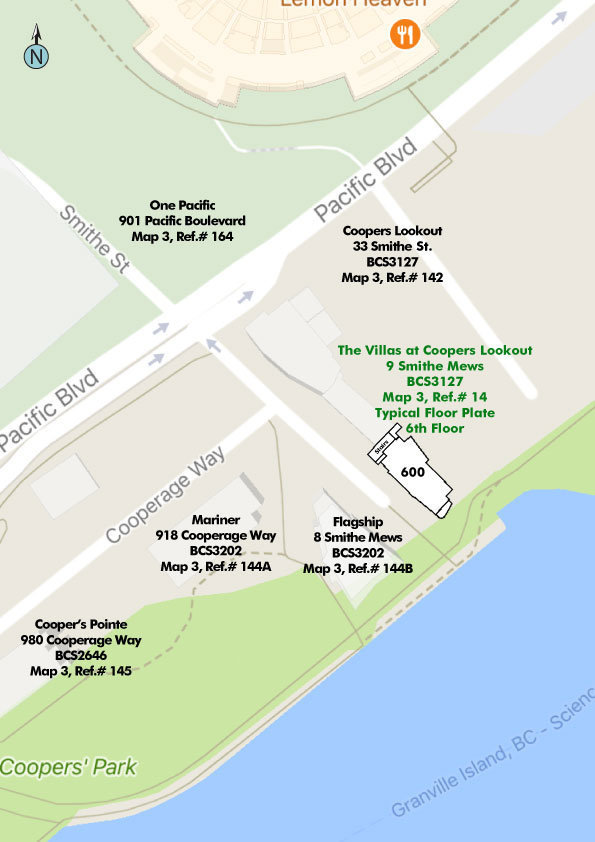 The Villas at Coopers Lookout location map 1