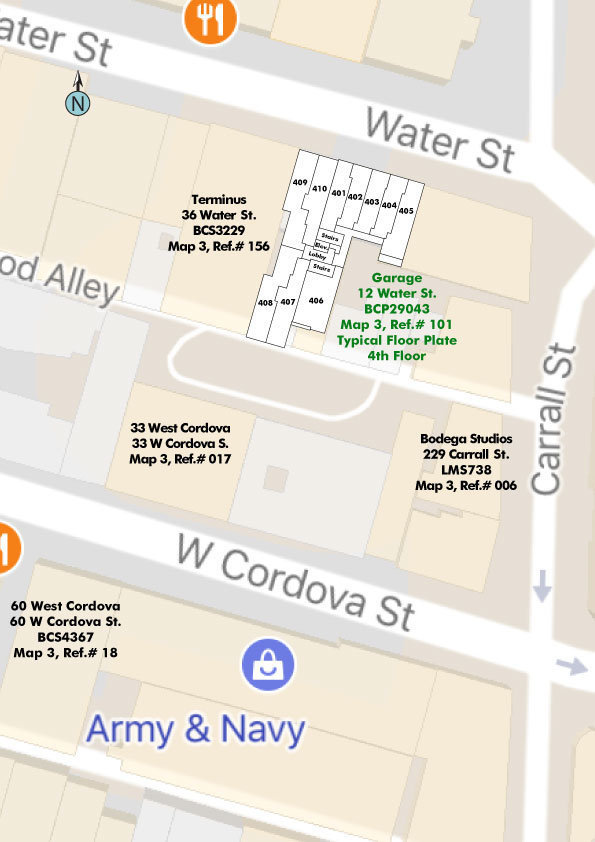 Garage location map 1