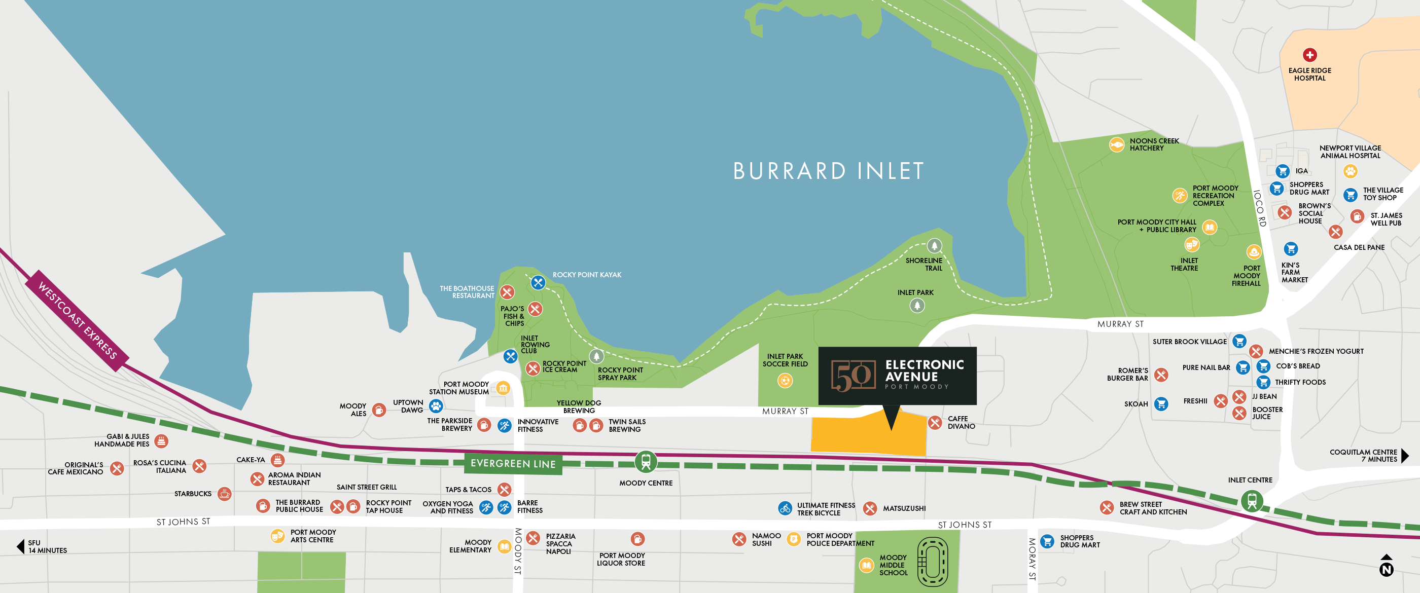 Electronic Ave location map 1