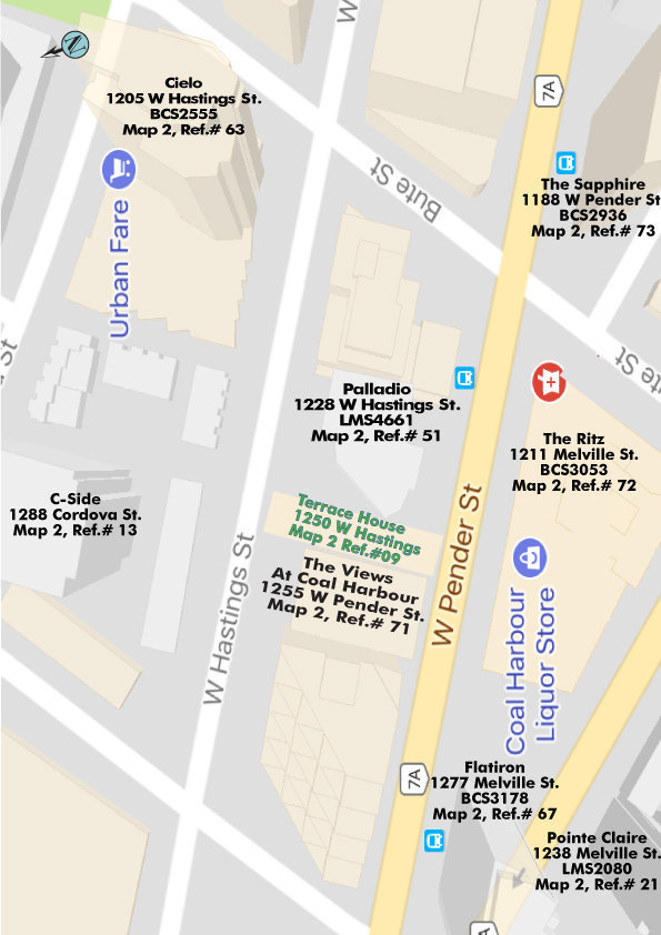 Terrace House location map 1